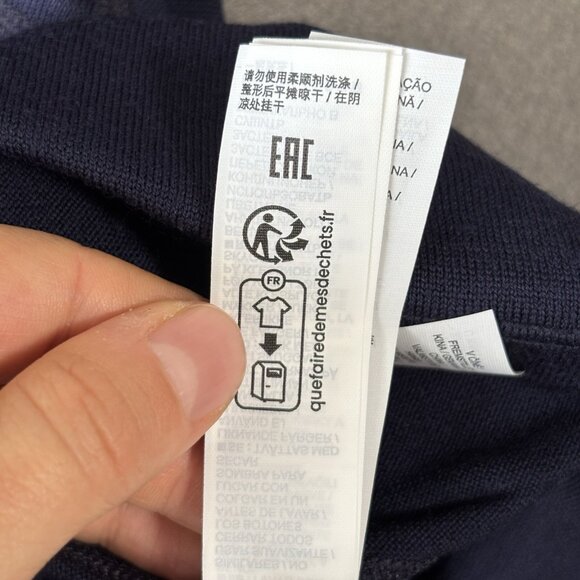 Icebreaker Merino Sweater Mens XL Blue 200 1/4 Zip Pullover Base Layer Techwear - Picture 12 of 16